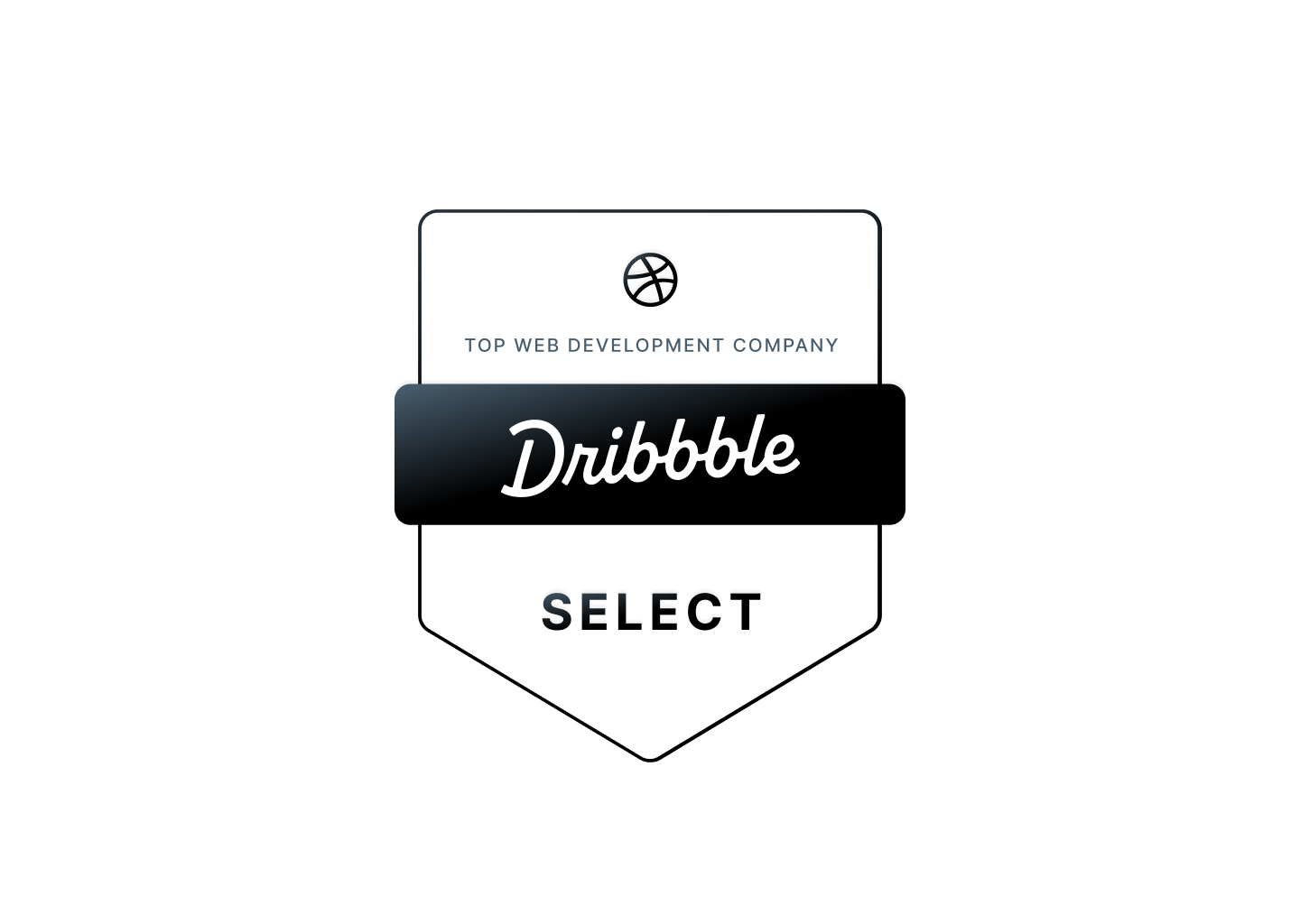 Dribble Select Top Web Development Agency Badge